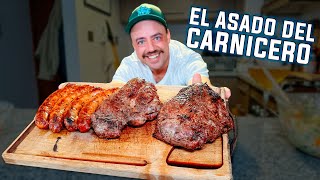 El Asado del Carnicero🔥👌🏻Económico y Delicioso todo por 15 lucas [upl. by Arvo791]