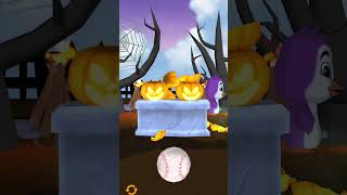 quotKnockdown the Pumpkins 2  Aim Throw Smash 🎯🎃 Gameplayquot 2024shorts gaming gameplay [upl. by Alohcin]