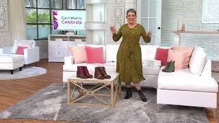 LArtiste by Spring Step Leather LaceUp Boots  Fallinluv on QVC [upl. by Jolie]