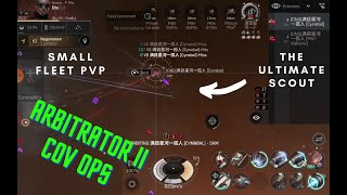 EVE ECHOES Arbitrator II Covert Ops  Small fleet PvP  The Ultimate Scout [upl. by Htebasyle511]