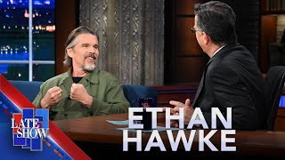 quotShes A Forcequot  Ethan Hawke On Directing His Daughter Maya Hawke In quotWildcatquot [upl. by Siesser]