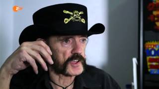 Lemmy Kilmister Motörhead last Interview in german TV ZDF 20151120 720p English Part 2 of 2 [upl. by Kynthia474]