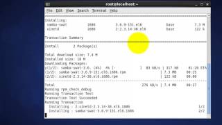 Configure Samba Server In GUI Mode  SWAT [upl. by Ambrosius]