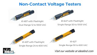 IDEAL 61657 61647 Non Contact Voltage Testers [upl. by Yeaton86]