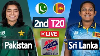 ICC Womens T20 World Cup  Sri Lanka Women vs Pakistan Women LIVE Score  PAKW vs SLW 2nd Match [upl. by Sjoberg]