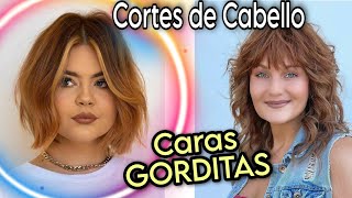 Los MEJORES CORTES de PELO para GORDITAS con PAPADA CARA REDONDA y CUELLO CORTO Perfila el Rostro [upl. by Nowed]