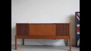 HMV Garrard StereoMaster RadioGram 1960s fully serviced with added input for phones laptop etc 13 [upl. by Uhile]