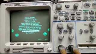 How to play Asteroids on the Agilent 54622D Series Scopes [upl. by Latsyk]