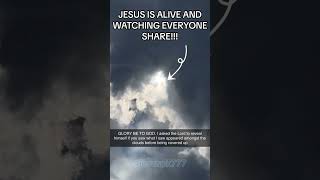 I SAW LORD JESUS IN THE CLOUDS TODAY WAIT TILL THE END Jesus jesuschrist God Christian [upl. by Sirkin]