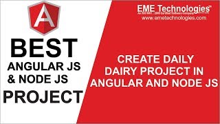 How to Create Daily Dairy Application in Angular Js  Download Project Source Code [upl. by Vernice671]