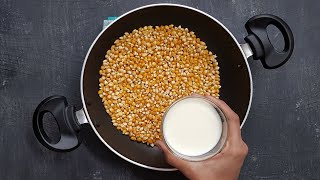 Caramel Popcorn recipe  Sweet popcorn [upl. by Yddor]