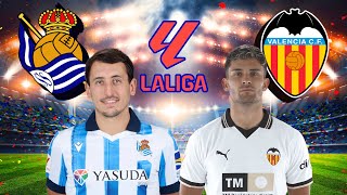 REAL SOCIEDAD vs VALENCIA  Jornada 36  LaLiga Española EA Sports  Pronóstico en FC 24 [upl. by Aninaj]