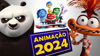 8 FILMES DE ANIMAÇÃO MAIS ESPERADOS DE 2024 [upl. by Jezrdna393]