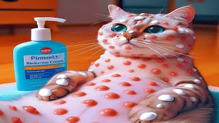 Unlocking the Mystery of Feline Acne Safe Treatments Revealed 🐱💊”  Cat pimple  Ai Cat Story [upl. by Faxen]