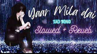 YAAR MILA DE  Slowed  Reverb Falak Shabir Full Song   Punjabi Songs 2018 [upl. by Cleopatre]