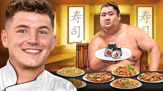 Cooking For The World’s Heaviest Sumo Wrestler 600 LBS [upl. by Inalem]