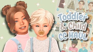 SIMS 4  TODDLER amp CHILD CC HAUL Hair amp Clothes 💗​  CC LINKS in Description │Sims 4 [upl. by Nae]