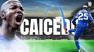 ALL ANGLES  Moisés Caicedo scores a halfway line STUNNER  Chelsea vs Bournemouth  PL 2324 [upl. by Jyoti]