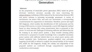 Measurement Driven Diagnostics of Mechanism and Source of Subsynchronous Oscillations in Power Syste [upl. by Bajaj621]