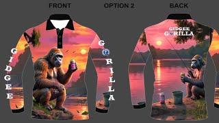 Official Launch Pre Order Gidgee Gorilla Clothing Range [upl. by Llennyl]