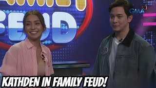 Kathryn Bernardo NAGLARO sa FAMILY FEUD KASAMA si Alden Richards at Direk Cathy Garcia [upl. by Bluefield378]