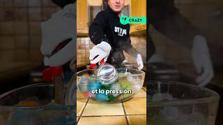 Expérience  canette et implosion 💥🧊 simonkacki experience diy implosion science [upl. by Ahsatin]