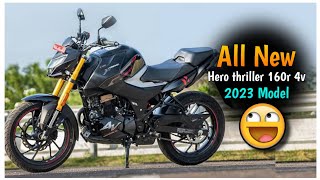 2023 Hero thriller 160r 4v New Model Detailed Review❤️‍🔥 launch date price features  Sh Shafi 09 [upl. by Eliathas]