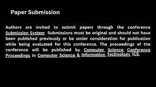 Call for Research Papers  SOFEA 2024  Sydney Australia [upl. by Holub51]