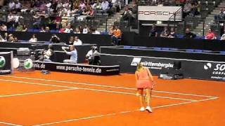 Shahar Peer vs Agnieszka Radwanska  Porsche Tennis Grand Prix 2010 Stuttgart [upl. by Altheta]