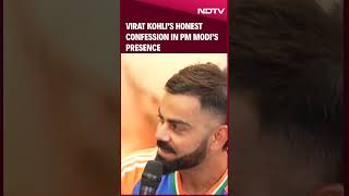 Virat Kohli  Virat Kohli’s Honest Confession In PM Modi’s Presence [upl. by Alhsa]