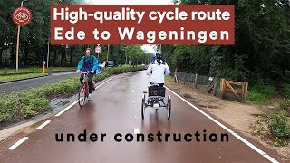 Ride from Ede to Wageningen Netherlands [upl. by Nyllek]