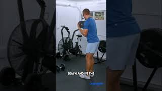 How to do Dumbbell Good Mornings for a Strong Back and Hamstrings hamstrings lowbackstrength [upl. by Ahcarb]