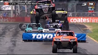 2017 Stadium Super Trucks  Adelaide  Race 2 [upl. by Llehsem]