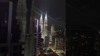 beautiful views kl city from malaysia travel klmalaysia klcity drone kualalumpurview kltour [upl. by Alcot]