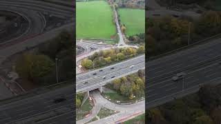 November 2024  2 days before opening progress of the new Wisley Lane route by drone is it ready [upl. by Addiel40]