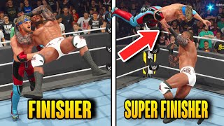 20 Best Moves You Can Use As Super Finisher In WWE 2K24 [upl. by Uis730]