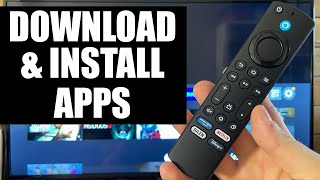 FireStick 4K Max How to Download amp Install Apps  Tips [upl. by Carmella]