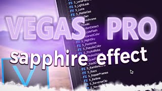 Sapphire Plugin  Take  Vegas PRO  Vegas Pro with Sapphire Effect [upl. by Wilden579]