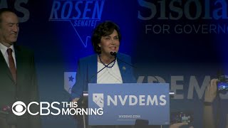 Nevada Democrat Jacky Rosen flips Senate seat [upl. by Tonie706]