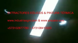 EXTRACTORES EÓLICOS 573102877780 573108413223 httpswwwindustriasgmcomextractordeturbina [upl. by Kari]