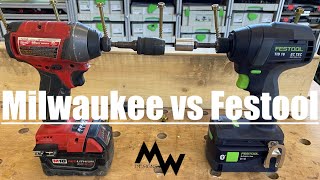 MWShopTalk  Festool TID18 vs Milwaukee M18FID [upl. by Ridglea202]