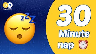 30 minute nap timer with alarm  relaxing rain ambiance [upl. by Notkcorb]