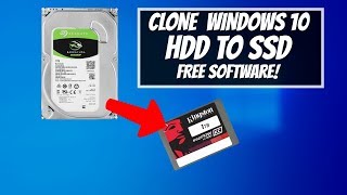 How to CLONE Windows 10 HDD to SSD for Free [upl. by Pascal]