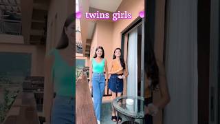 tiktok trending reel mathilo lak ma phul phulyo shorts tiktokviral shortsfeed dance twins [upl. by Leontine]