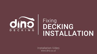 How to Install Composite Decking with Hidden Fastener Fixings​ [upl. by Elmo]