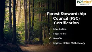 FSC Certification [upl. by Nnaycart]