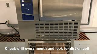 Blast Chiller Daily Maintenance  Electrolux Professional [upl. by Saisoj]