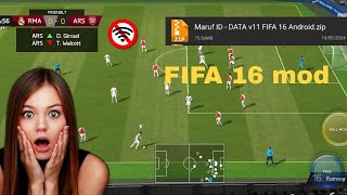 MarufID file How to download  FIFA 16 UT offline  maruf id mod file v11  Soccer Aid Fc [upl. by Arriec905]