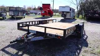 Used 7X12 Load Trail Utility Trailer Stock 11013 [upl. by Zelde]