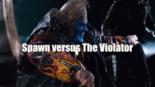 Spawn VS The Violator  Long Hard Road Out of Hell [upl. by Nitza765]